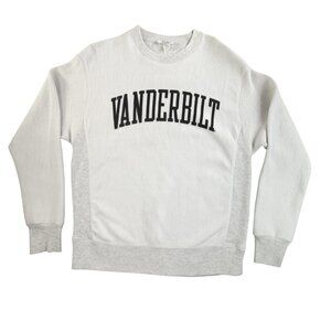 Vintage Vanderbilt Commodores Sweatshirt Men Medium White NCAA Pullover Crewneck